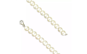 Classic Freshwater Pearl Sterling Silver Necklace