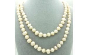 Classic Freshwater Pearl Rope Necklace 46 Inch